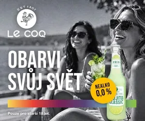 Animovaný banner Le Coq Obarvi svůj svět: černobílá fotka se obarví, nealko Mojito Virgin 0,0 %