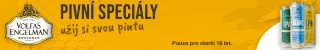 Banner Volfas Engelman Pivní speciály, statická verze 320 × 50